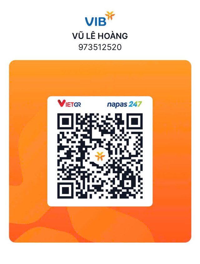Mã QR donate ủng hộ NhắcNợ
